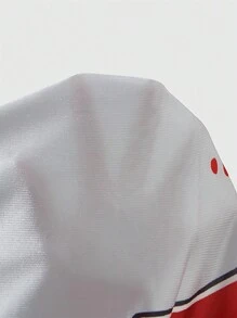 ROMWE MEN Anime 男士短袖动漫印花T恤，适合春夏季，学校