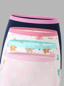 4 件套年轻女孩甜心设计胸罩和内裤套装 - 彩色 - 查看 7