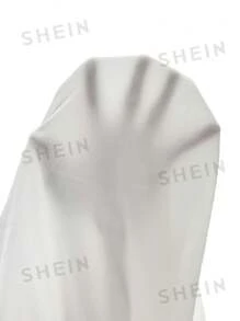 SHEIN BAE Autumn Long Sleeve Rhinestone Tassel Backless Flare Sleeve Mini Dress, Date Night Party Club Outfit,Valentine's Day,Valentine Outfits For Women,Valentine's Day,Valentine Outfits For Women - White - View 9