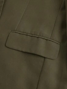 Manfinity VCAY 3pcs Men's Slim Fit Casual Suit Set (Jacket + Vest + Pants), Suitable For Spring And Autumn, Office Wear - Green - View 12