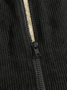 Manfinity VCAY 男士梭织休闲立领时尚背心 - 杏色 - 查看 5