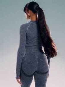 Musera Sport Long Sleeve Crew Neck Top , Padel, Tennis, Pickleball Gym Fitness