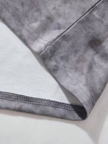 Aesthetic Post 男士运动学院 INS 超大“23”迷彩印花二合一套头运动衫。适合日常穿着、网球运动衫、图案运动衫、秋冬季男士运动衫