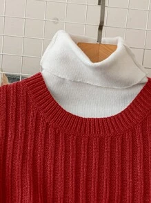 Chiquease Women's Solid Color Minimalist Casual Everyday Vest - Red - View 5