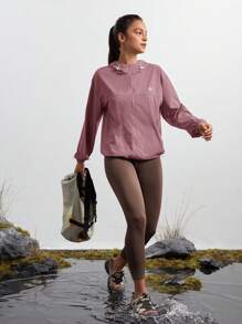 In My Nature Damska kurtka z kapturem na zewnątrz na kemping, wędrówki, dojazdy do miasta