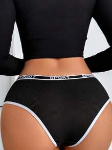Bragas cómodas y de moda para mujer de punto de canalé