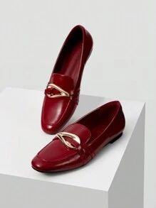 MOTF PREMIUM ZAPATOS PLANOS CASUALES Y CÓMODOS PARA MUJERES, PARA EL DÍA DE SAN VALENTÍN - Rojo - Ver 9