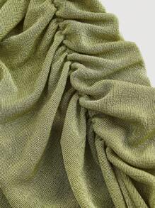 SHEIN MOD Plus Size Vintage Hollow Out Drawstring Asymmetric Hem Dress,Birthday Dresses For Women