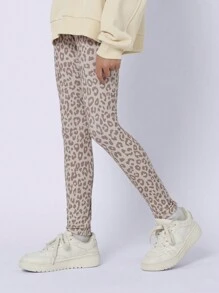 SUMWON Tween Girls Leopard Printed Legging - Multicolor - View 2