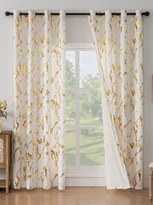 1 Stück luxuriöser Folie Marmor Textur weicher Stoff goldener hochwertiger Plüschvorhang mit abstraktem Kunstdesign für Wohnzimmer, Herbstdekoration, Raumdekoration