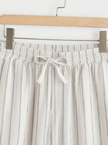 GENTILAND 2pcs Set Men's Jacquard Collar Knitted Casual Shirt Set, Suitable For Everyday Wear - Multicolor - View 8