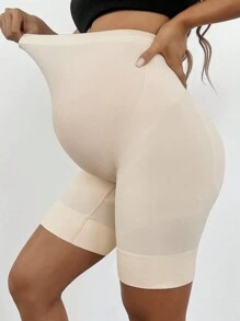 Modmama ملابس داخلية حوامل معززة، بخصر عالي الارتفاع لفخذي متوسط الطول، دعم بطني ناعم