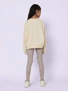 SUMWON Tween Girls Leopard Printed Legging - Multicolor - View 4