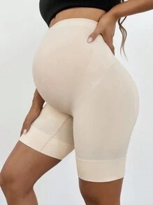 Modmama ملابس داخلية حوامل معززة، بخصر عالي الارتفاع لفخذي متوسط الطول، دعم بطني ناعم