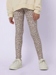 SUMWON Tween Girls Leopard Printed Legging - Multicolor - View 1