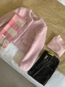 DAZY Jeans pitillo de longitud completa de unicolor, para todas las temporadas