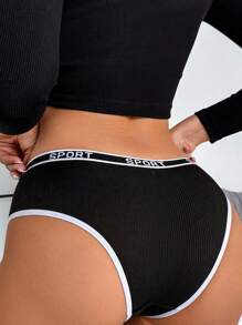 Bragas cómodas y de moda para mujer de punto de canalé