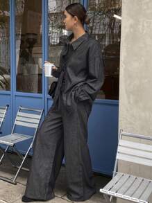 DAZY Women's Fashionable Denim Outfit For Spring/Summer, Suitable For Valentine's Day