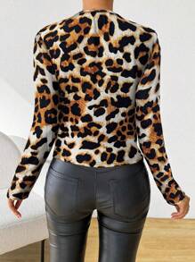 SHEIN Essnce Summer Bowknot Open Front 3/4 Sleeve Jacket - Multicolor - View 2
