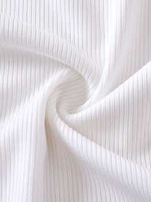 2 piezas Conjunto de ropa de casa para mujer, mono de unicolor