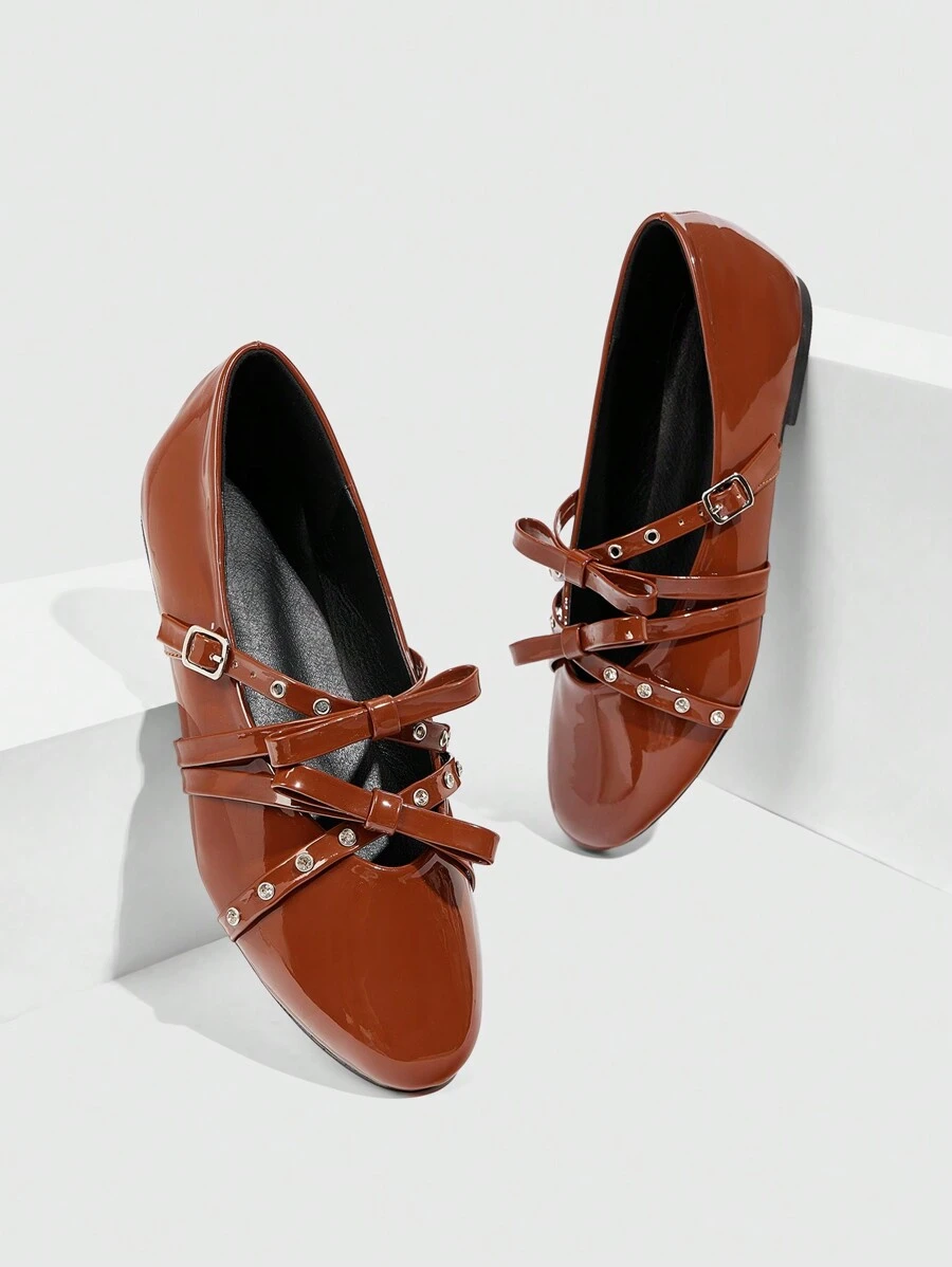 Cuccoo CUCCOO GRLICON Zapatos planos de estilo Y2K para mujer, adecuados para looks punk, motero, chica cool, Halloween, Navidad y fiestas