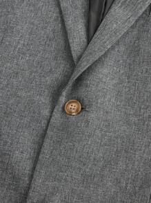 Manfinity VCAY 3pcs Men's Slim Fit Casual Suit Vest Set, Suitable For Spring And Autumn Office Wear - Grey - View 10