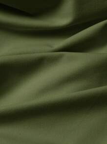 SHEIN EZwear 3pcs Women Solid Color Pleated Casual Tube Top - Army Green - View 5