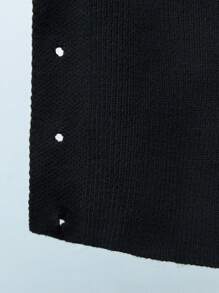 Maija Cárdigan de manga larga ajustado, de escote en V profundo y efecto mullido, de moda urbana versátil para mujer, para Año Nuevo, Día de San Valentín, festivales