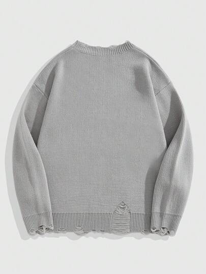 Street Life Men's Graphic Printed Crew Neck Casual Pullover Sweatshirt, Suitable For Everyday Wear