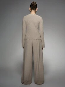 MISSGUIDED Pantalon rayé à taille basse avec cordon de serrage - Multicolore - Voir 2