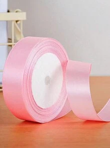 SHEIN 1/3/5 件 1.57 英寸 X 8.85 英寸粉色缎带卷 - 优质编织罗缎丝带，用于礼品包装和花束捆绑 DIY 工艺丝带，用于婚礼装饰、蛋糕装饰、发饰、散装花卉礼品包装、派对背景、圣诞礼品包装 - 淺粉色 - 查看 6