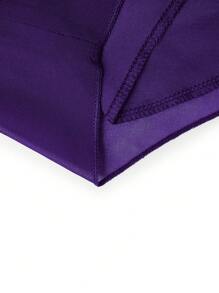 SHEIN Clasi Pantalon casual en mousseline de soie à coupe évasée asymétrique pour femme grande taille