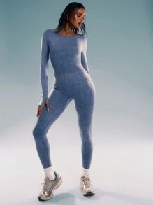 Musera Sport Long Sleeve Crew Neck Unitard