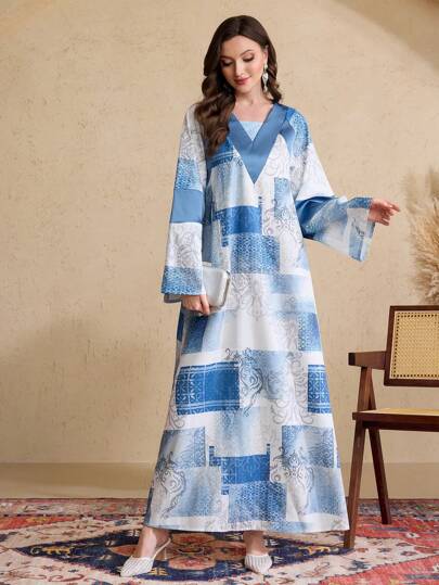 Al Najma 2025 春季新款复古宽松修身时尚长裙、卡夫坦和贾拉比亚