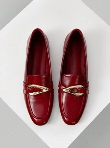 MOTF PREMIUM ZAPATOS PLANOS CASUALES Y CÓMODOS PARA MUJERES, PARA EL DÍA DE SAN VALENTÍN - Rojo - Ver 1