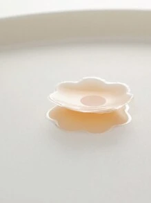 4 对女士粘性胸罩/乳头贴，适合连衣裙、婚纱、露肩上衣 - 杏色 - 查看 6