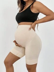 Modmama ملابس داخلية حوامل معززة، بخصر عالي الارتفاع لفخذي متوسط الطول، دعم بطني ناعم