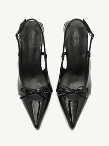 CUCCOO CHICEST Women's Mesh & Rhinestone Faux Pearls Bow-Knot Pointed Toe Stiletto High Heel Pumps, Romantic, Elegant, Noble White Fabric & Transparent PVC Bridal & Bridesmaid Shoes Spring Shoes Spring Break Easter Prom Heels