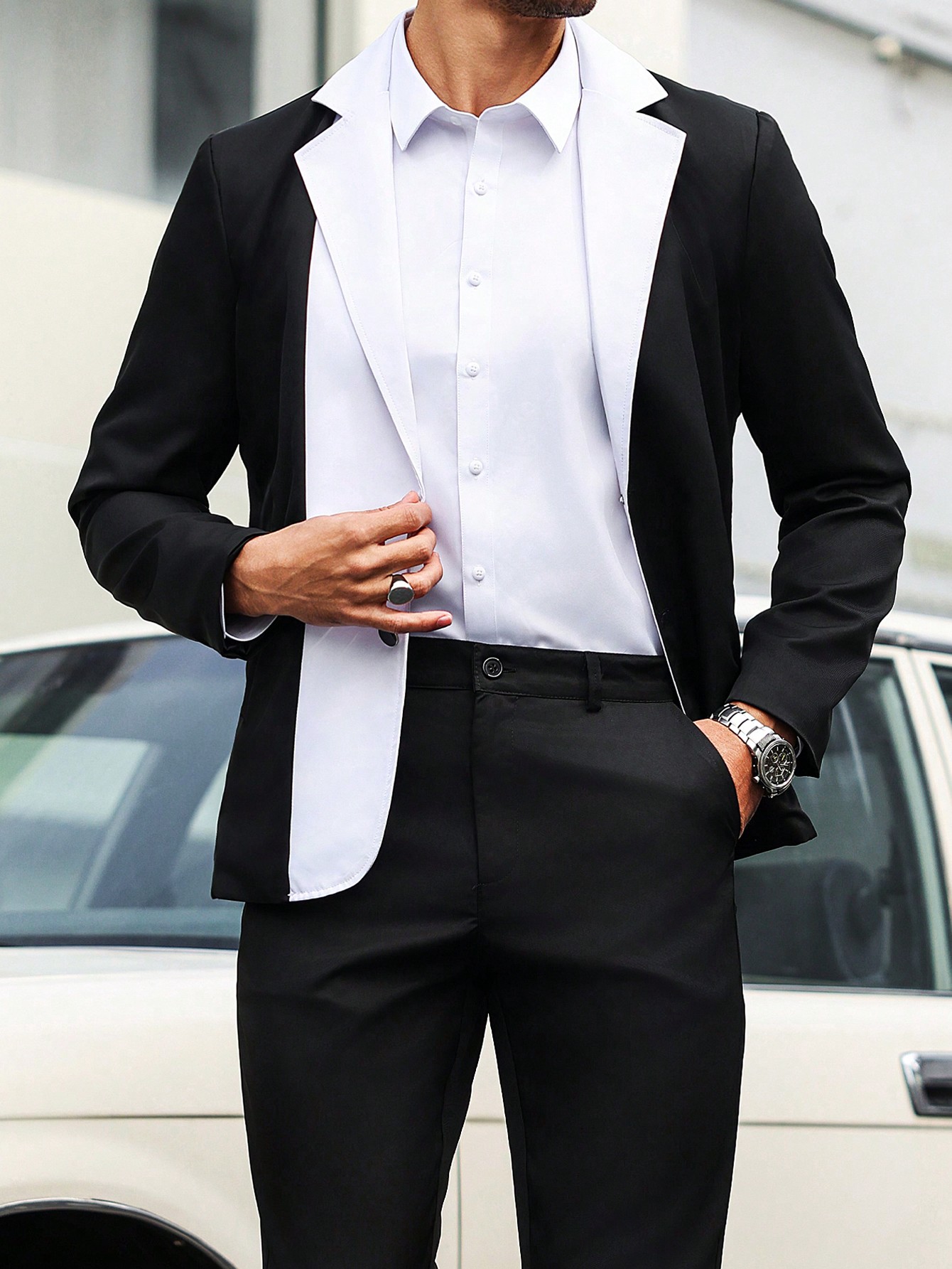 Manfinity Mode بدلة رجالية للعمل والتنقل والإطلالة...