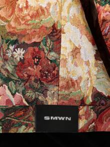 SUMWON 奢华花卉挂毯西部夹克 个性单品设计师外套艺术印花系列精品时尚秋冬 - 彩色 - 查看 8