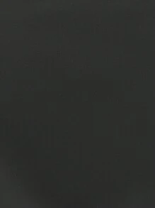 SHEIN LUNE 女士纯色休闲风衣，简约时尚，适合日常穿着 - 黑色 - 查看 4