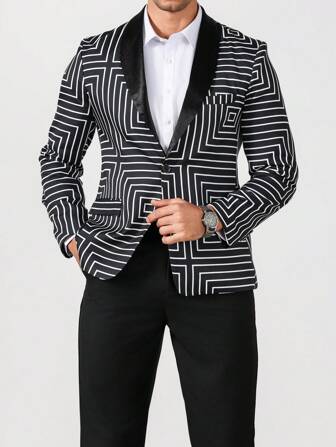 Manfinity Mode Erkek Düz Renk Ön Düğmeli Uzun Kollu Minimalist Üst Ve Uzun Pantolon Takım Seti