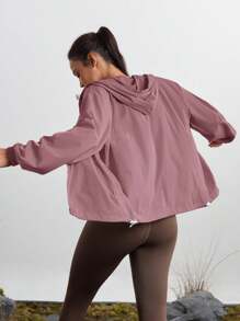 In My Nature Damska kurtka z kapturem na zewnątrz na kemping, wędrówki, dojazdy do miasta