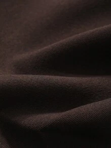 DAZY Women's Striped Patchwork Wide Leg Pants With Pockets, Casual Loose Suit Pants Buisness Attire - Brown - View 5