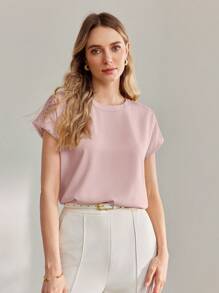 MOTF PREMIUM CONTRAST GUIPURE KANT BLOUSE MET VLEERMOUWEN