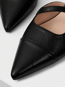 MOTF PREMIUM POINTED TOE HIGH HEEL PUMPS, FOR VALENTINE'S DAY - Black - View 6