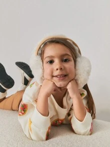 Maija Kids Maija Kids Sudadera informal holgada con cuello redondo y estampado para niñas jóvenes