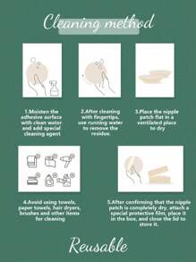 透明矽膠3D胸墊，上薄下厚 - 無色 - 查看 7