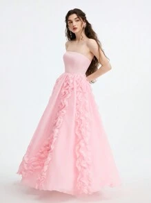 SHEIN MOD The Pink Blush Riviera Gown,Valentine's Day,Valentines Clothes,Elegant Dresses For Women,Dresses For Women Party,Graduation Dress,Summer Dress Vacation,Pink Dresses,Easter,Occasion Dress,Dress For Party