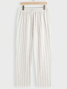 GENTILAND 2pcs Set Men's Jacquard Collar Knitted Casual Shirt Set, Suitable For Everyday Wear - Multicolor - View 4